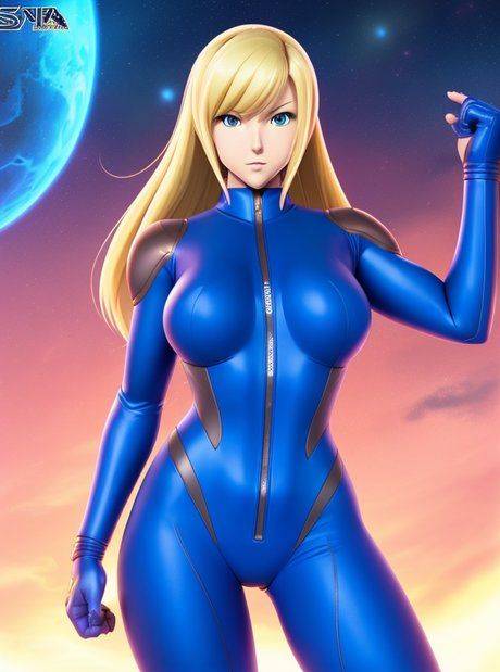 Porn Pics AI Zero Suit Samus - #5