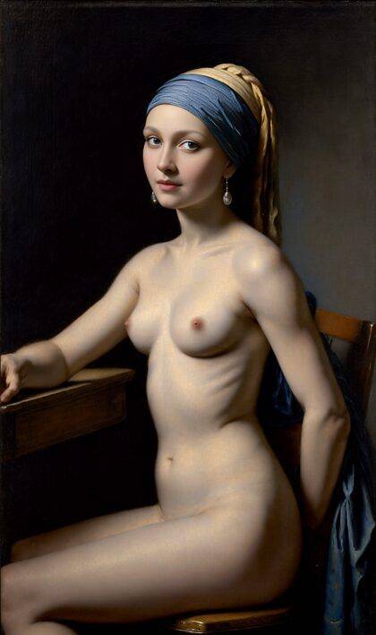 Naughty Girl with a Pearl Earring - #16