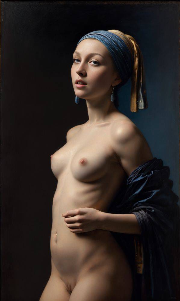 Naughty Girl with a Pearl Earring - #6