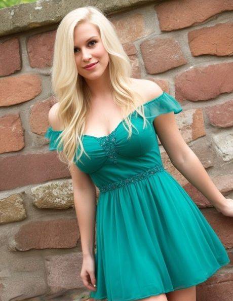 AI generated beauty Cristie Rogers bares her perfect big boobs in a solo - #10