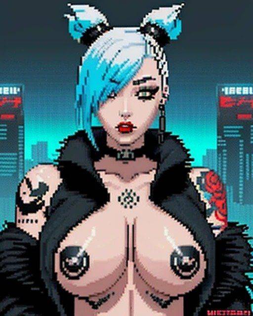 AI ART COLLECTION 44 (CYBERPUNK) - #4