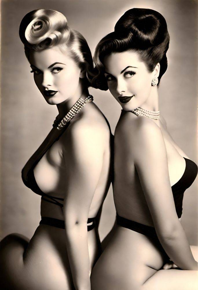 AI 1950s sexy vintage babes - #11