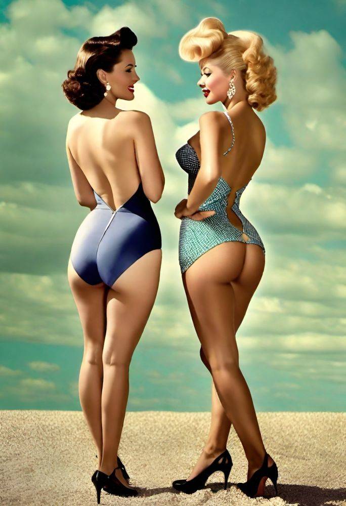 AI 1950s sexy vintage babes - #19