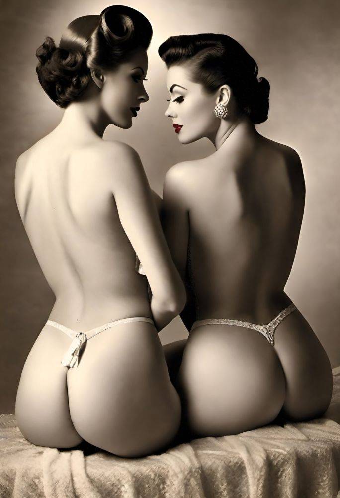 AI 1950s sexy vintage babes - #17