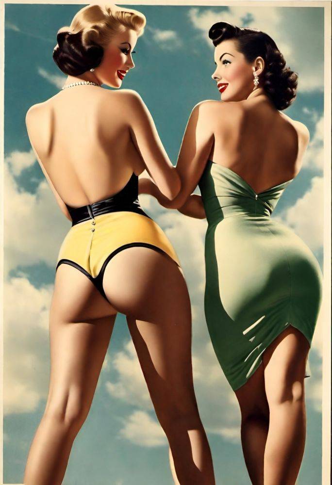 AI 1950s sexy vintage babes - #14