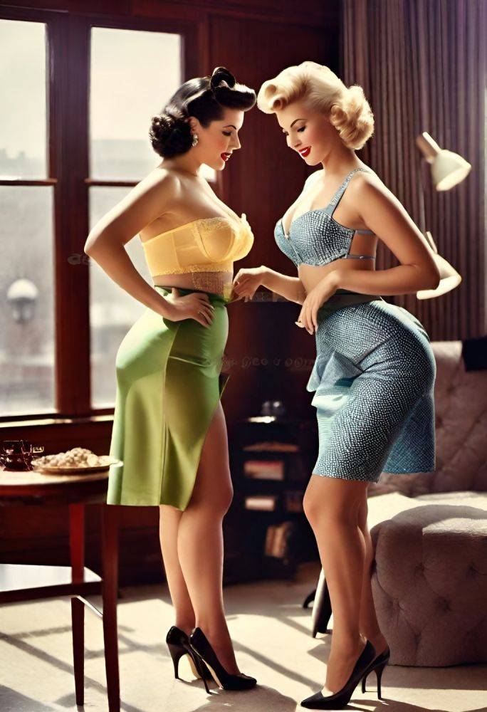 AI 1950s sexy vintage babes - #25