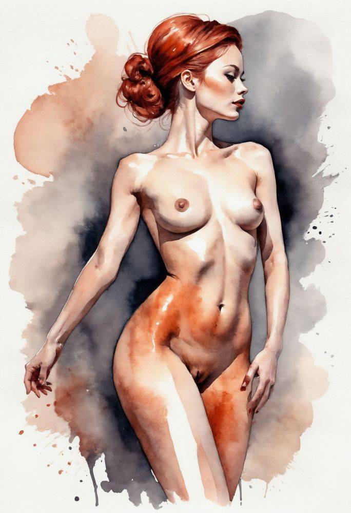 Room for more Watercolour Nudes? - #1
