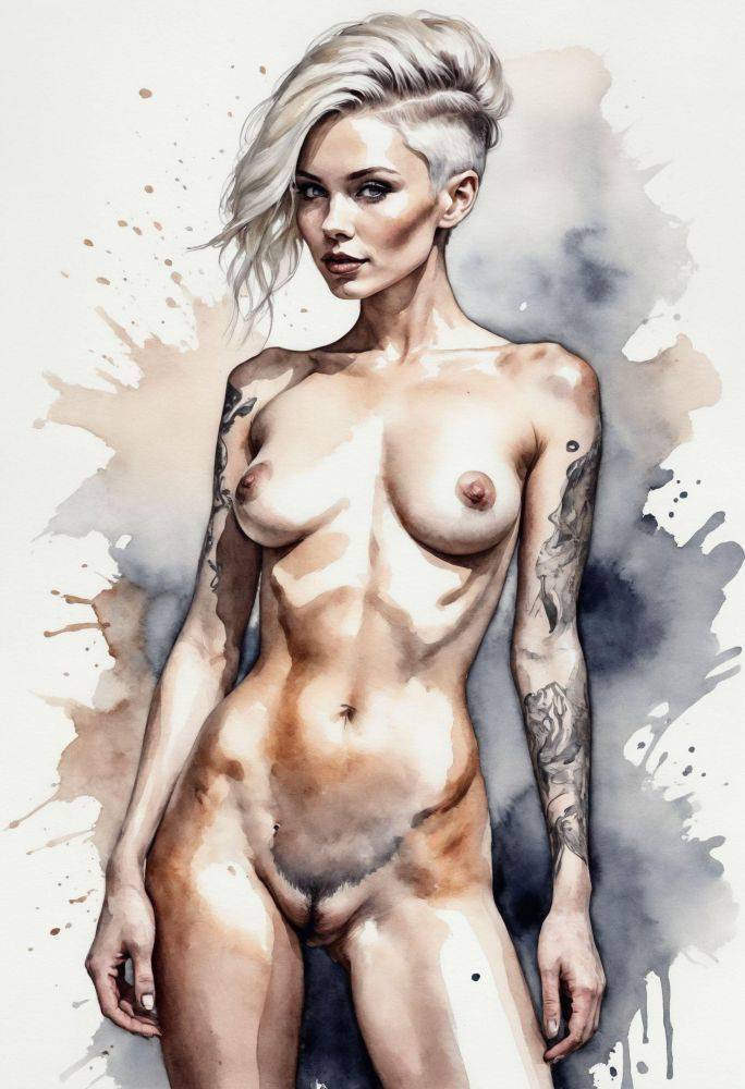 Room for more Watercolour Nudes? - #8