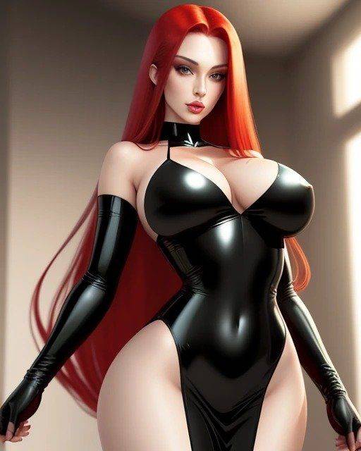 AI ART COLLECTION 30 (REDHEAD SLUT) - #9