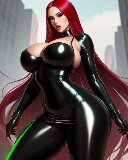 AI ART COLLECTION 30 (REDHEAD SLUT) - #15