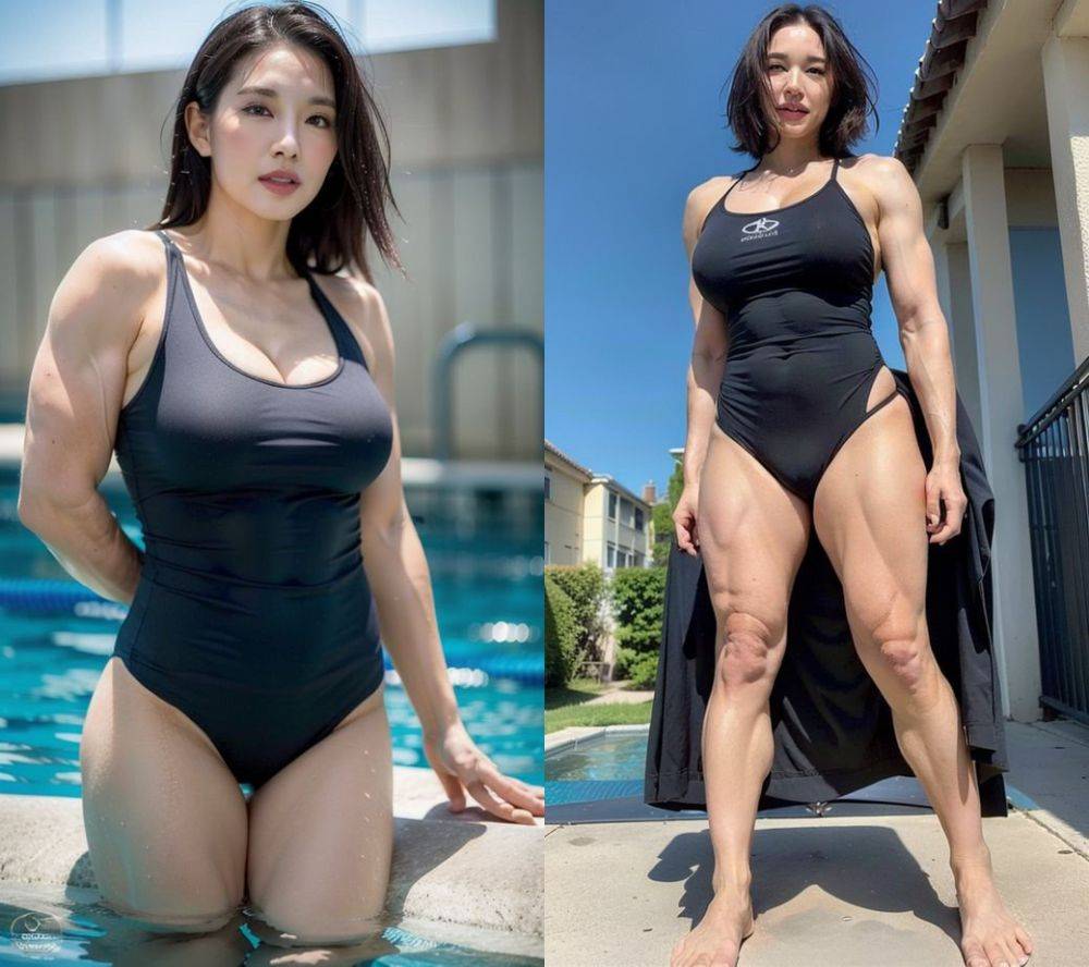 The physical beauty of Japanese big breasted momsBig breast gravure produced by AI - #17