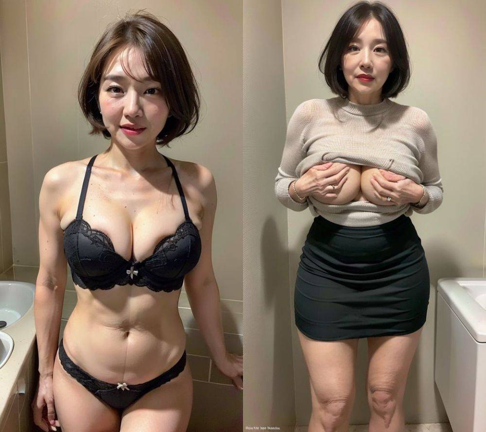 The physical beauty of Japanese big breasted momsBig breast gravure produced by AI - #15