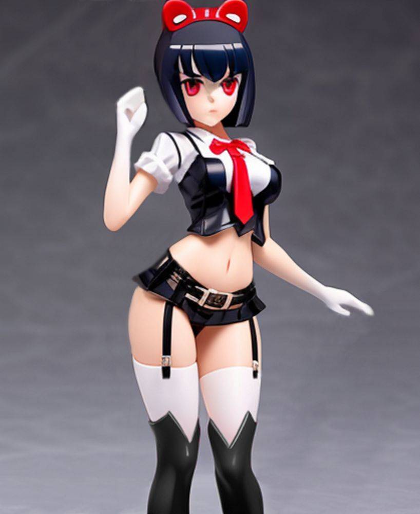 AI generated art, girls, anime, plastic figurines - #1