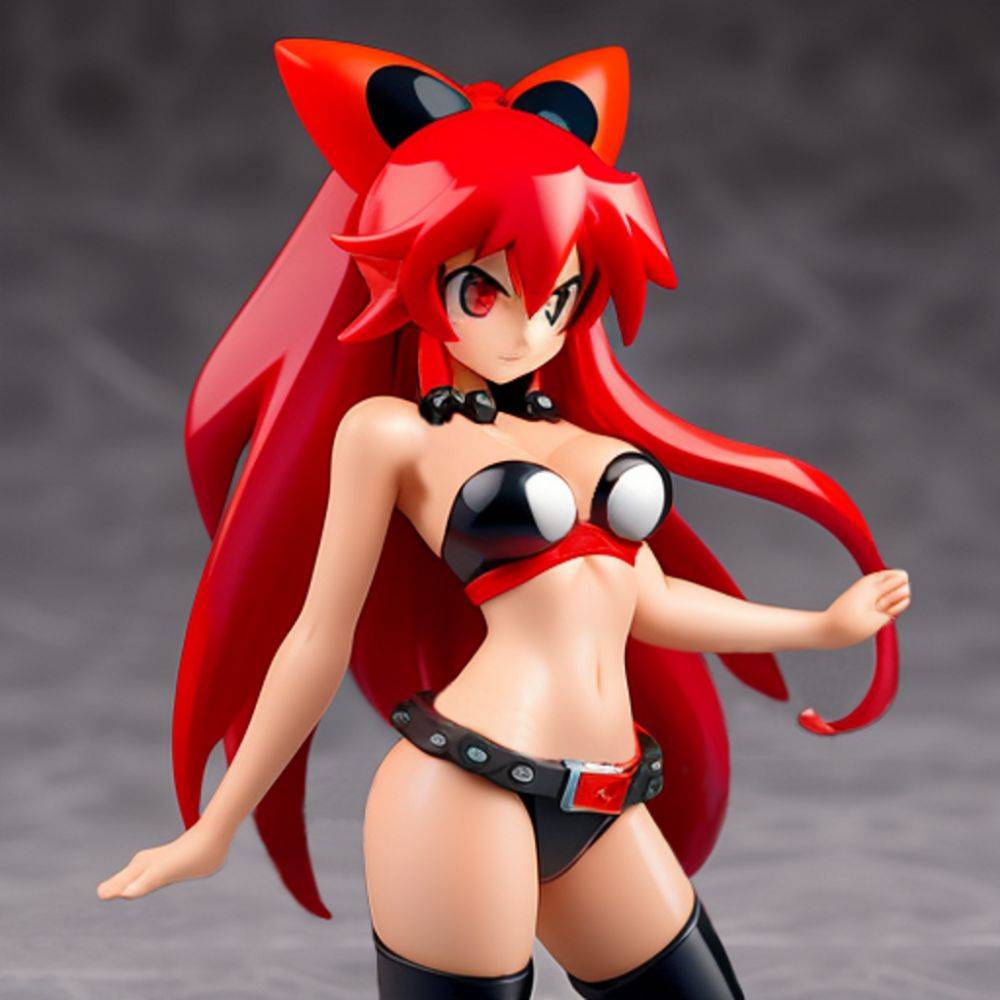 AI generated art, girls, anime, plastic figurines - #10