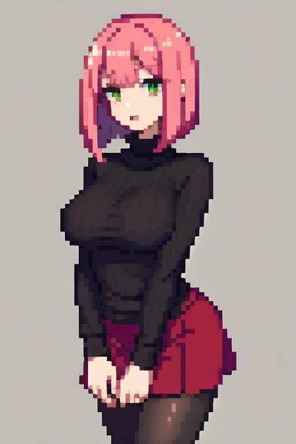 Playing with pixel art models - #8