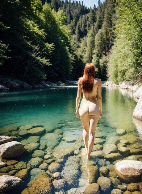 Lifelike AI generated babe Hanna Jane shows off her perfect naked body - #7