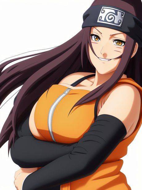 AI generated hentai girl Tsusone and her busty friend pose with their tits out - #8