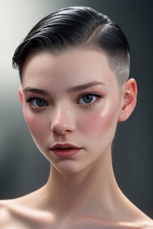 Hot androgynous teen (AI-generated) - #1