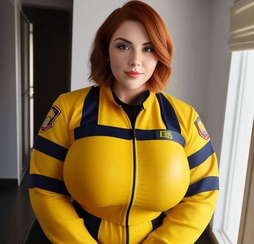 Big tits AI firefighters - #17