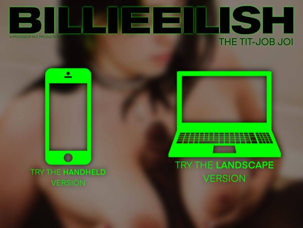 Billie Eilish: Tit-Job JOI (AI Voiceover) - #2