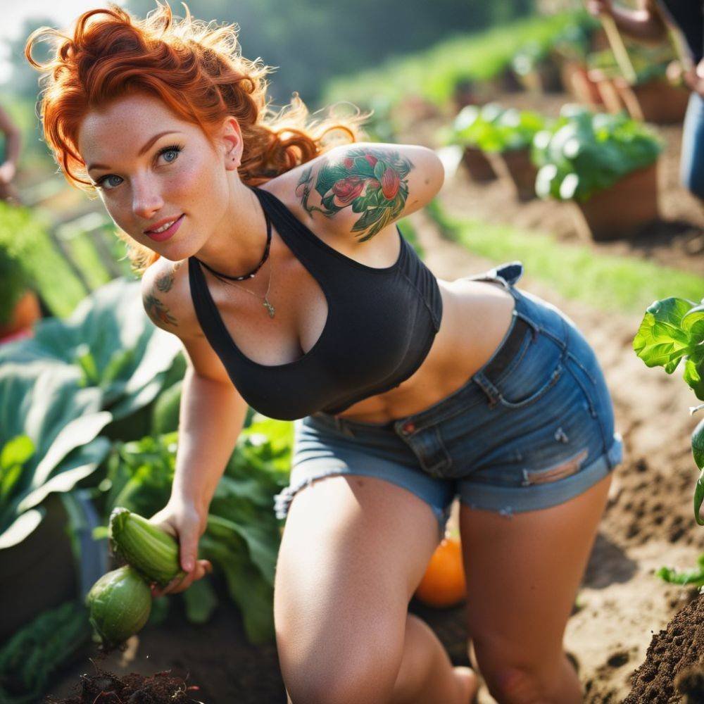 ??‍? Shelby Lastname - Gardening (AI Generated) - #18