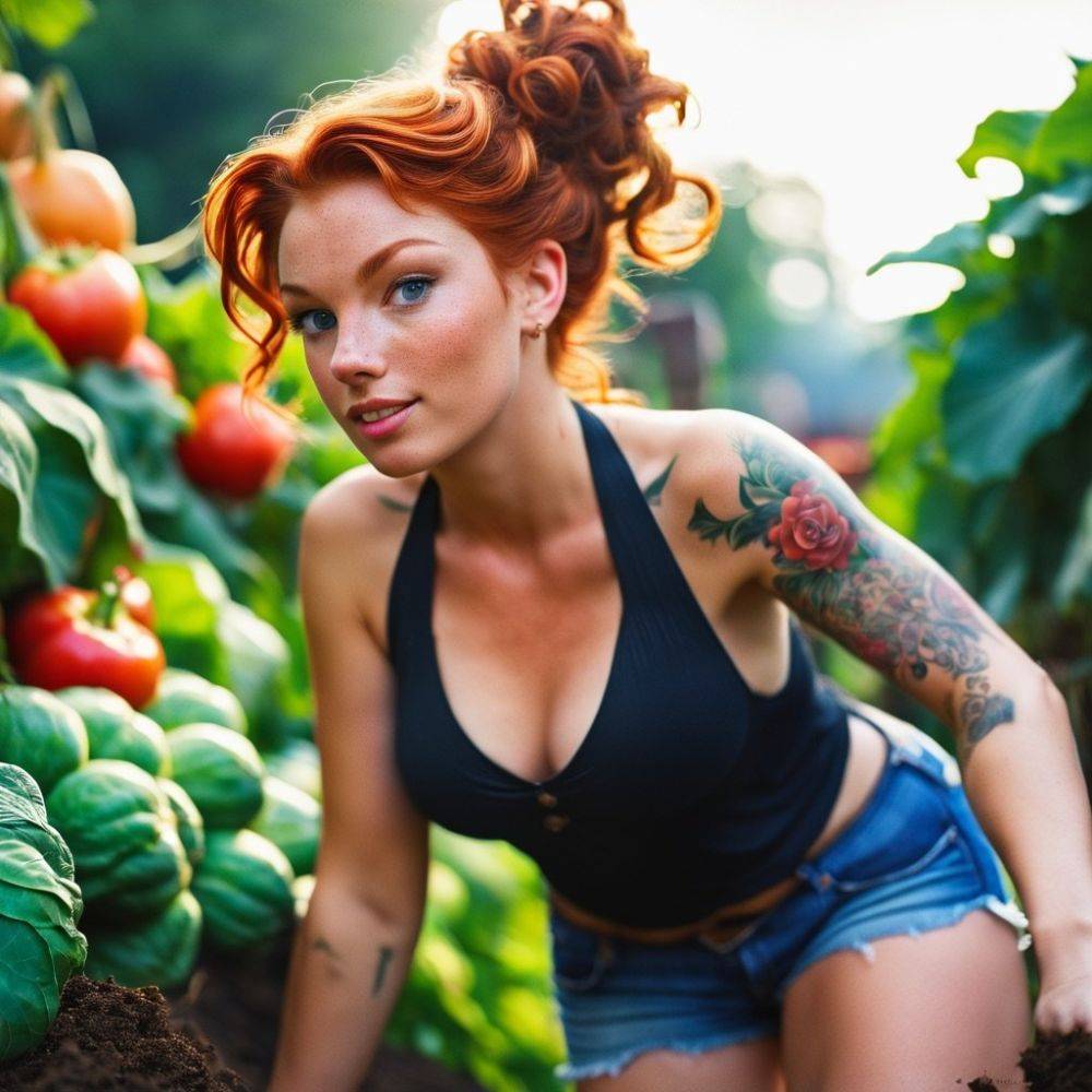 👩🏻‍🦰 Shelby Lastname - Gardening (AI Generated) - #13
