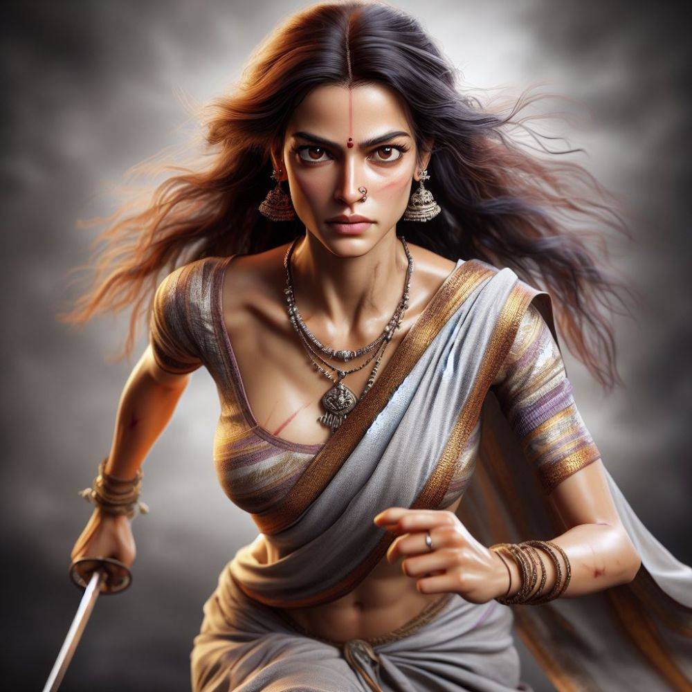 Indian Warrior Woman - #1