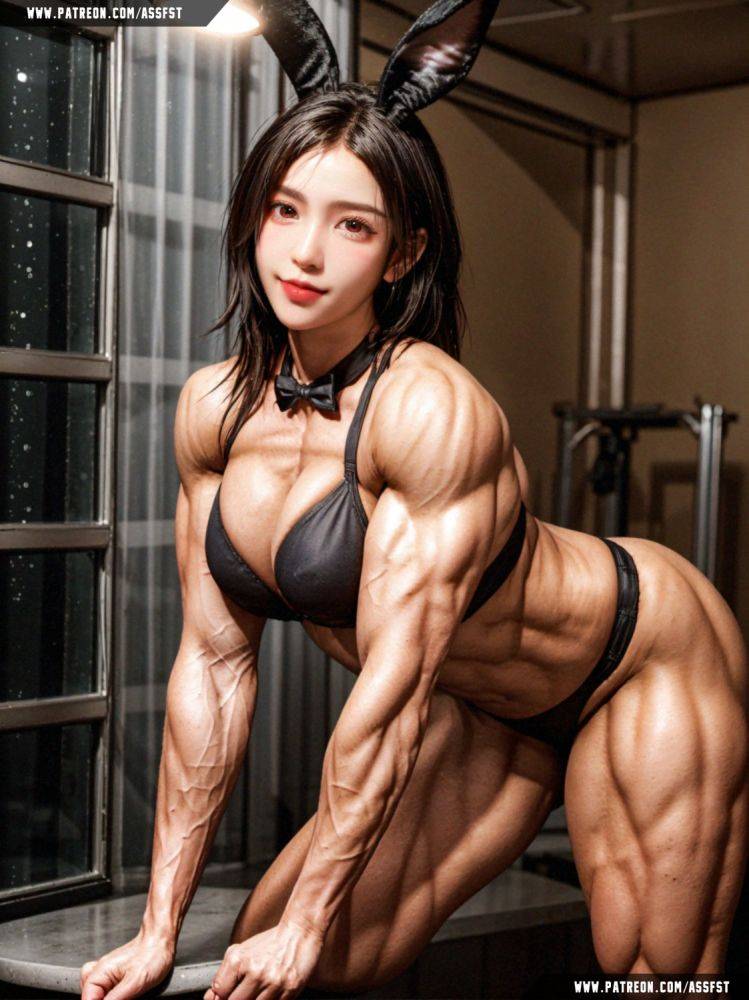 Tifa Muscle Growth AI Animation - #2