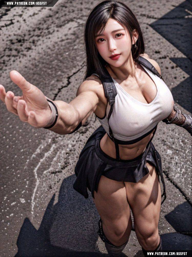 Tifa Muscle Growth AI Animation - #8