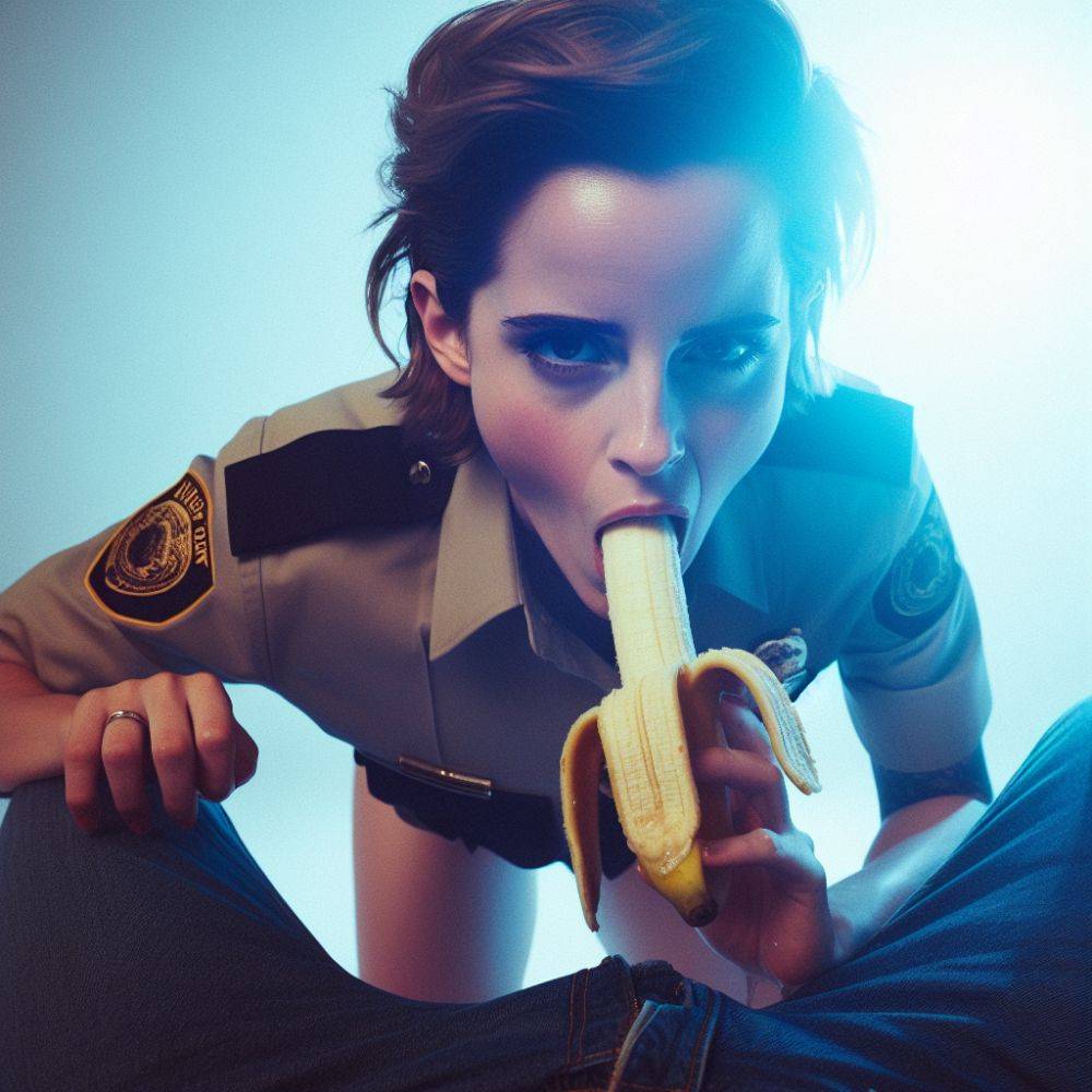 Caught by Officer Emma Watson! (AI) - #19