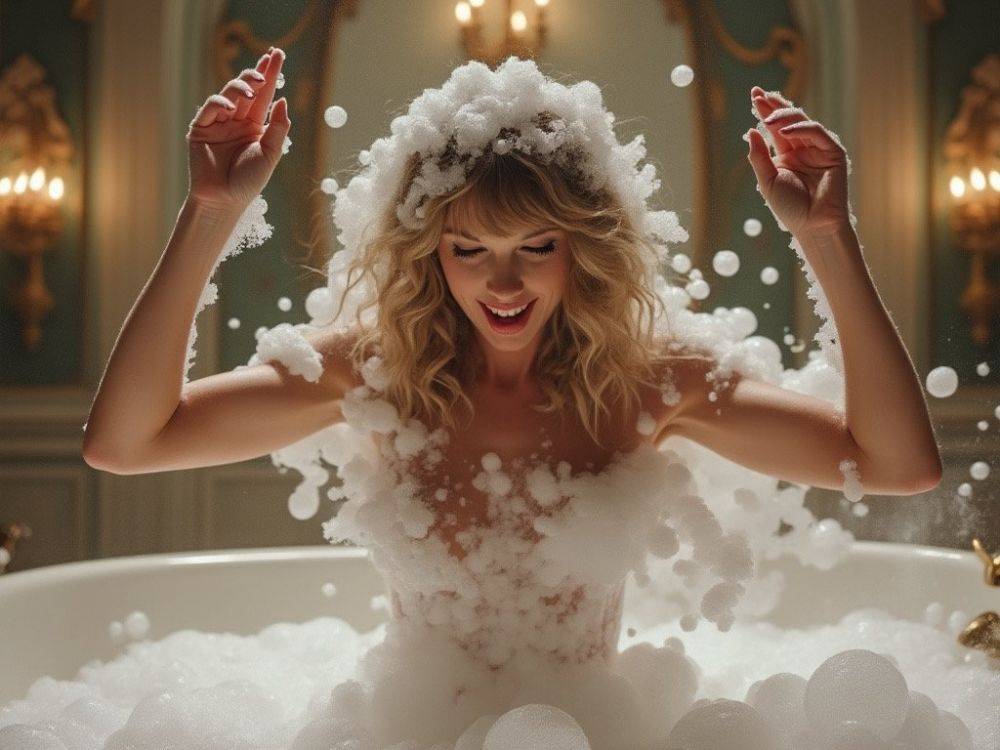 AI Taylor Swift Playing in the Bath (Part 1) - #19