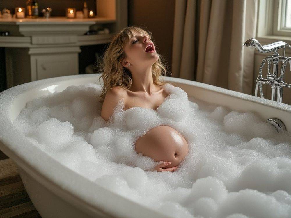 AI Taylor Swift Playing in the Bath (Part 2) - #9