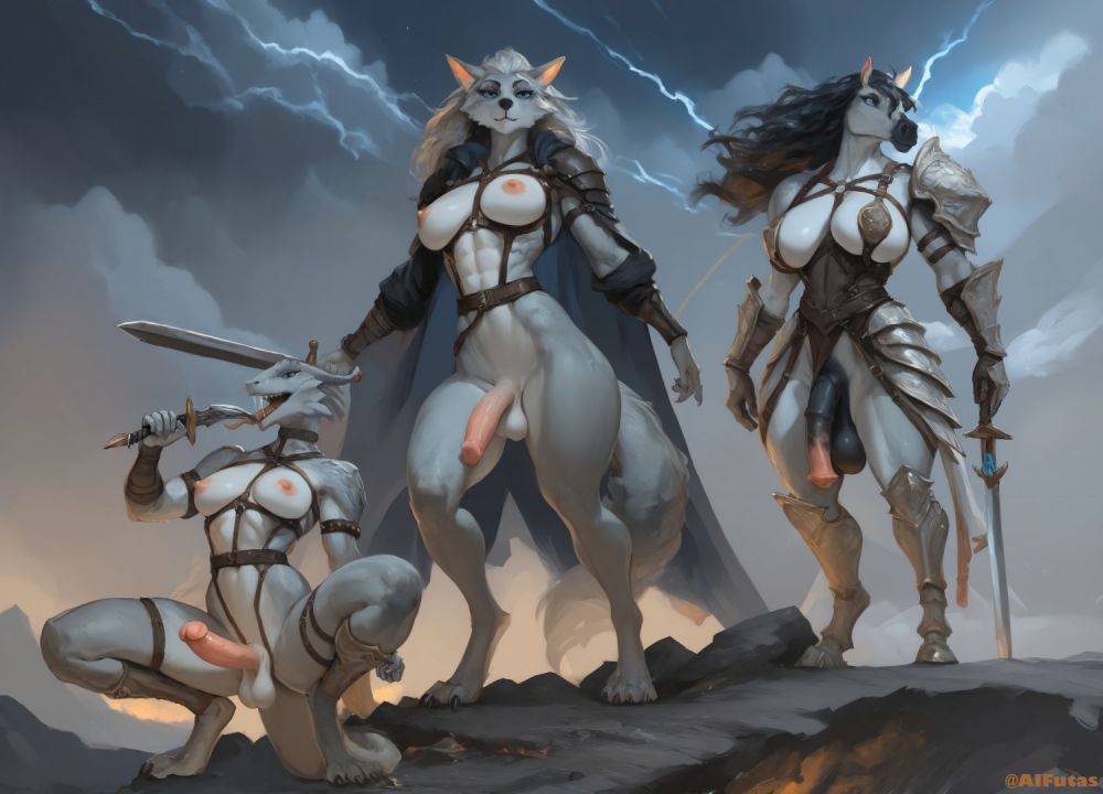 Furry Futas / AI generated - #10