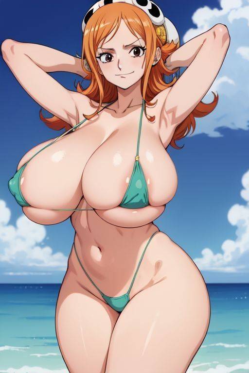 Nami in a bikini - AI - #12