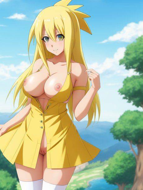 AI generated Hentai babe shows off her big tits and her big ass - #6