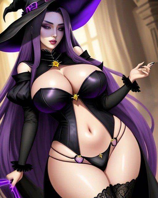 AI ART COLLECTION 81 (slutty witch) - #10