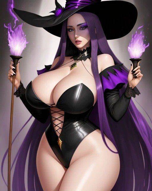 AI ART COLLECTION 81 (slutty witch) - #11