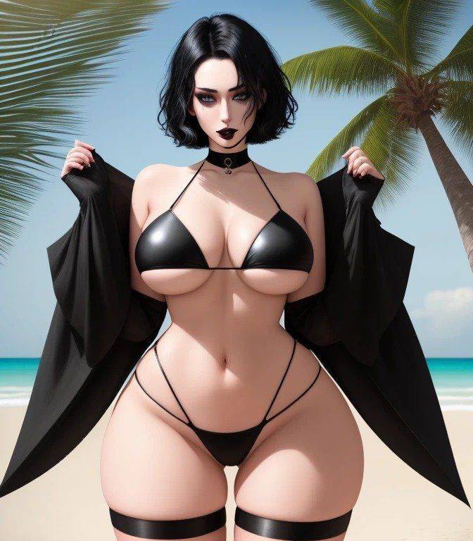 AI ART COLLECTION 74 (GOTH, BEACH) - #3