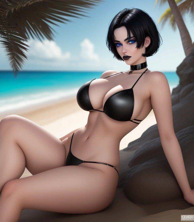 AI ART COLLECTION 74 (GOTH, BEACH) - #22
