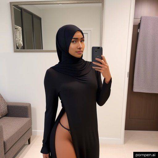 Hijab Nude Selfies (AI Generated) - #1