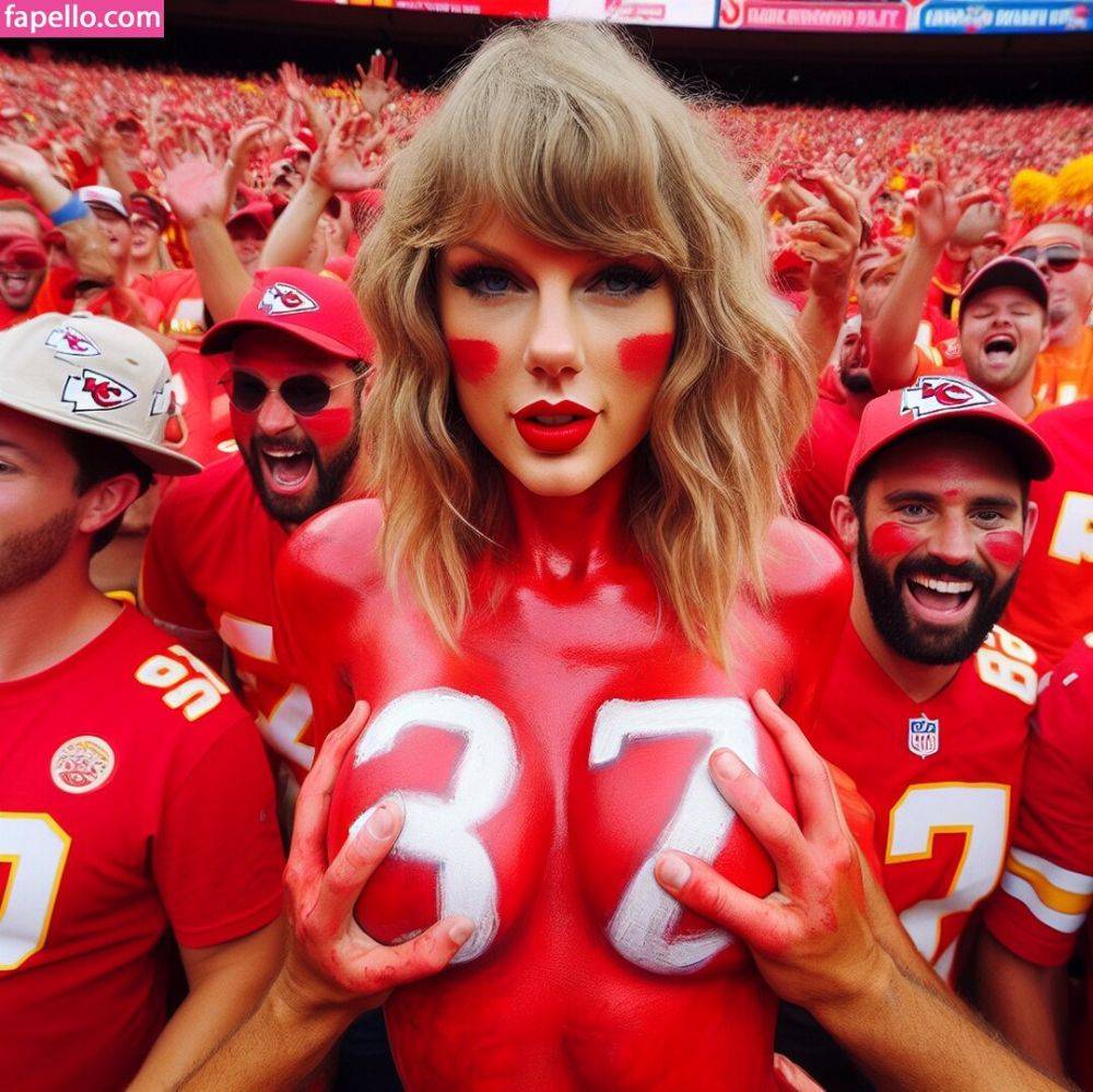 Taylor Swift Ai PT2 Taylor is a good little NFL Slut for the fans! ??? - #5