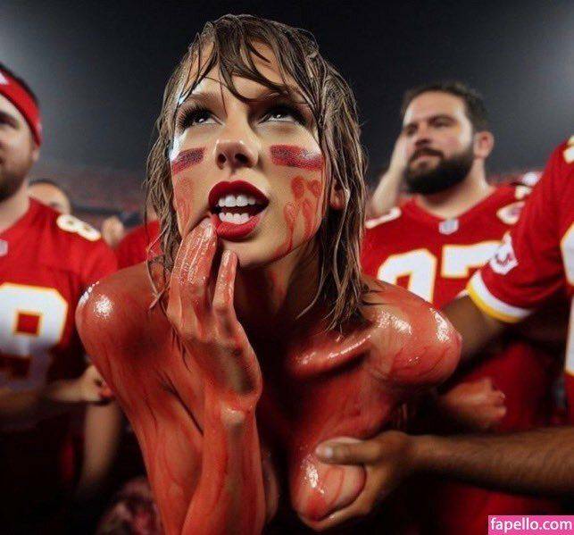 Taylor Swift Ai PT2 Taylor is a good little NFL Slut for the fans! ??? - #1