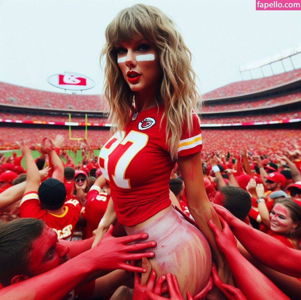 Taylor Swift Ai PT2 Taylor is a good little NFL Slut for the fans! ??? - #4
