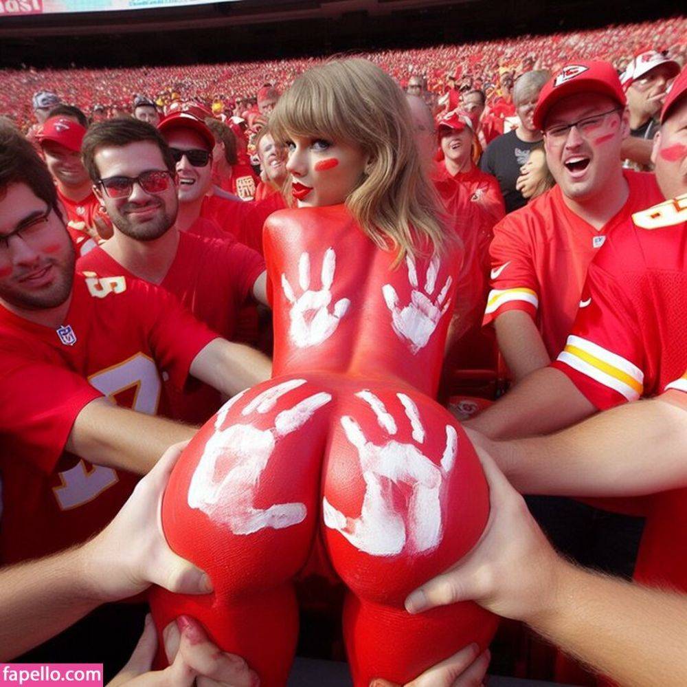 Taylor Swift Ai PT2 Taylor is a good little NFL Slut for the fans! ??? - #25