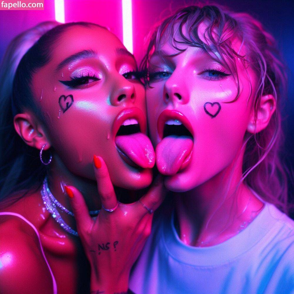 Taylor Swift&Ariana Grande AI Ariana & Taylor Would make for a great Fantasy Threesome 🤤🥵🍆 - #26