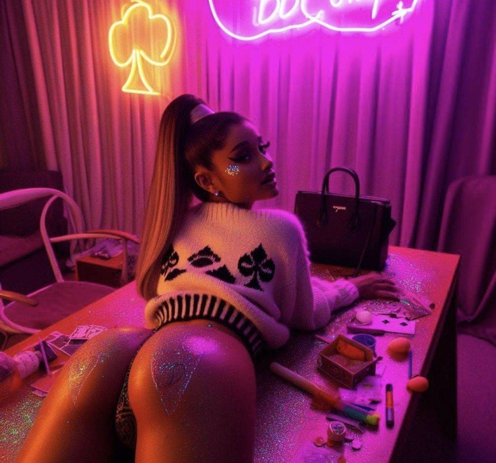 Ariana Grande AI What a luscious Fantasy this would be! Perfect Edging Material 🥵🤤🍆 - #3