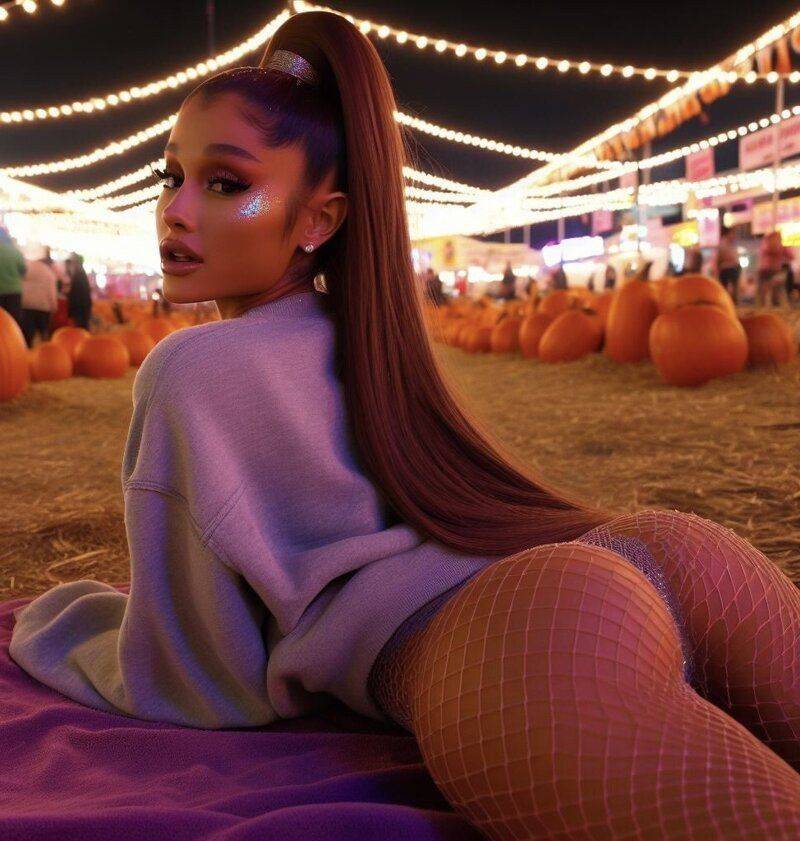 Ariana Grande AI What a luscious Fantasy this would be! Perfect Edging Material 🥵🤤🍆 - #5