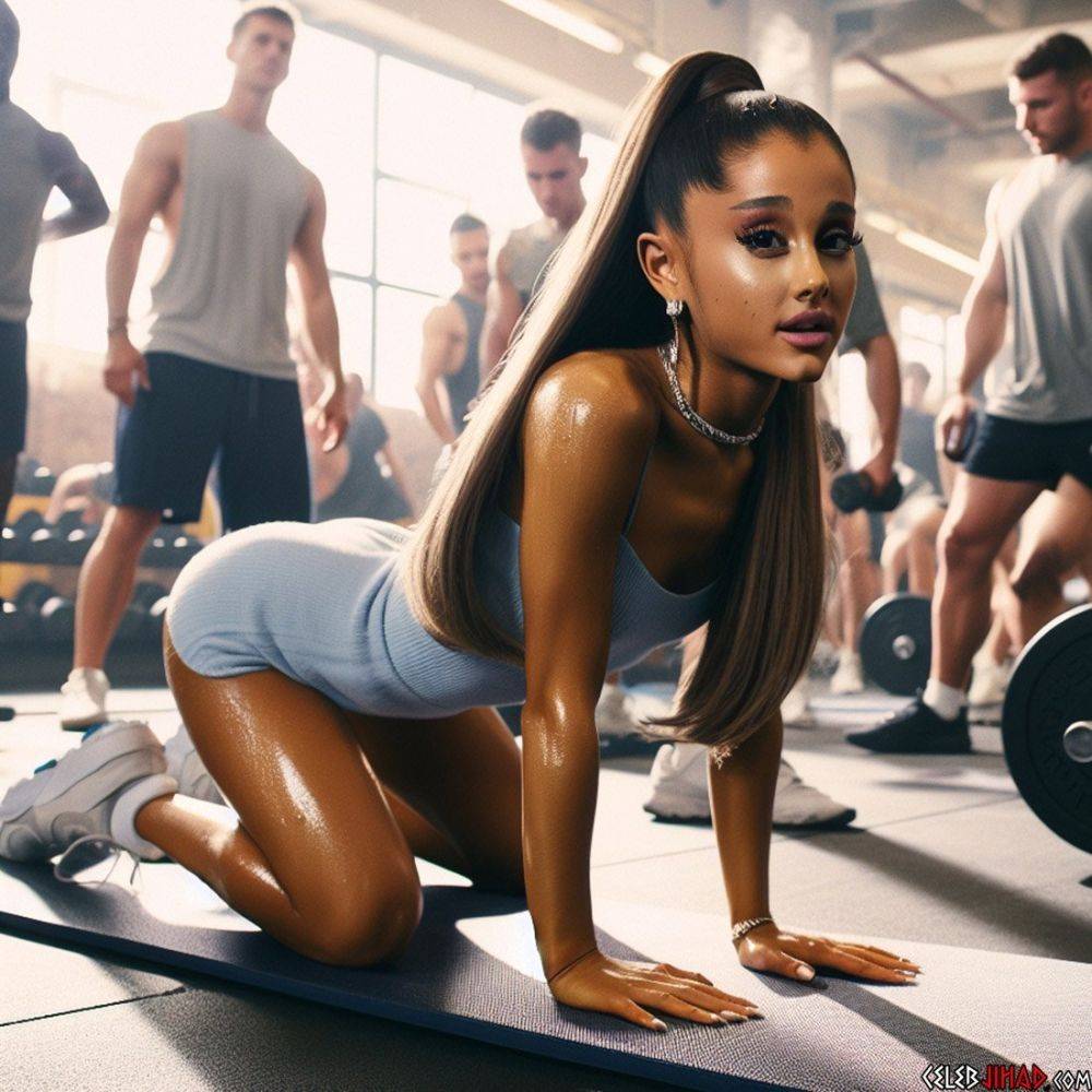 Ariana Grande AI What a luscious Fantasy this would be! Perfect Edging Material 🥵🤤🍆 - #6