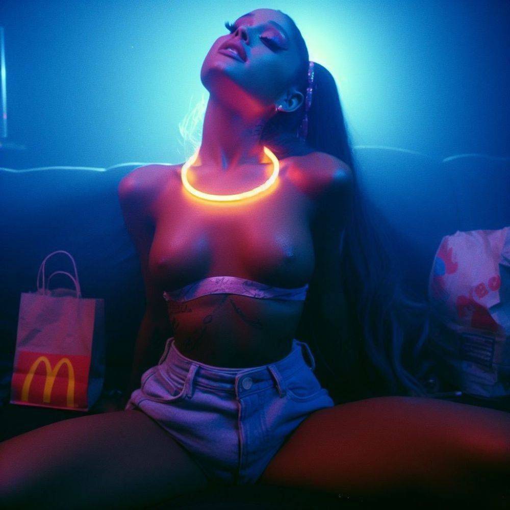 Ariana Grande AI What a luscious Fantasy this would be! Perfect Edging Material 🥵🤤🍆 - #25