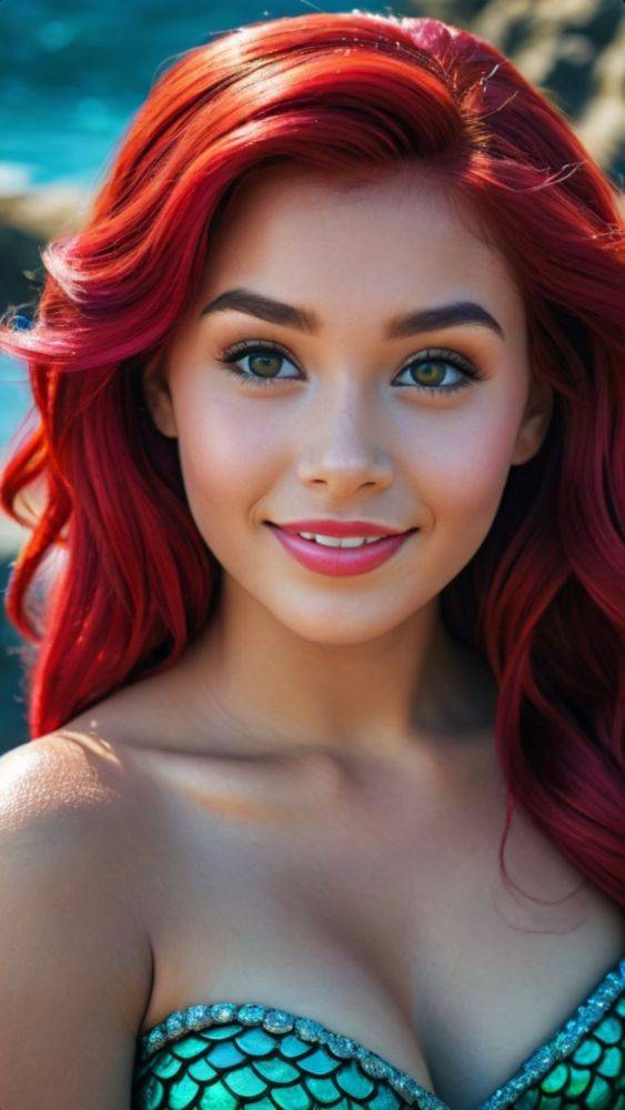 AI generated red hair girls nude - #10